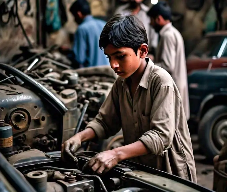 child labor in pakistan lahore